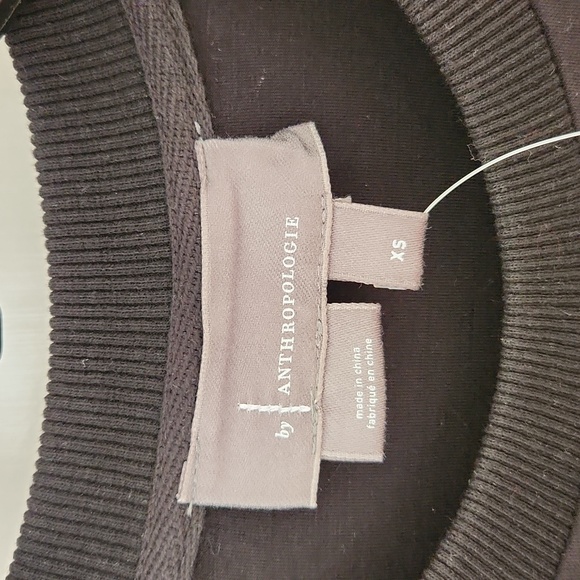 Anthropologie Rhinestone-Fringe Sweatshirt - NWT - Women Size XS - Picture 3 of 8